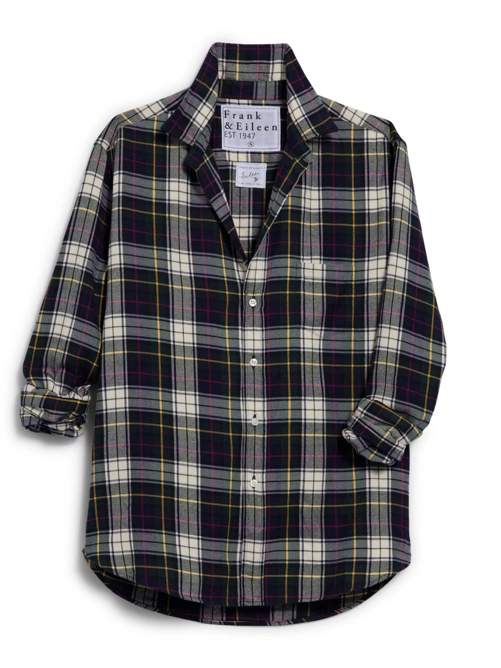 Frank & Eileen Barry button down
